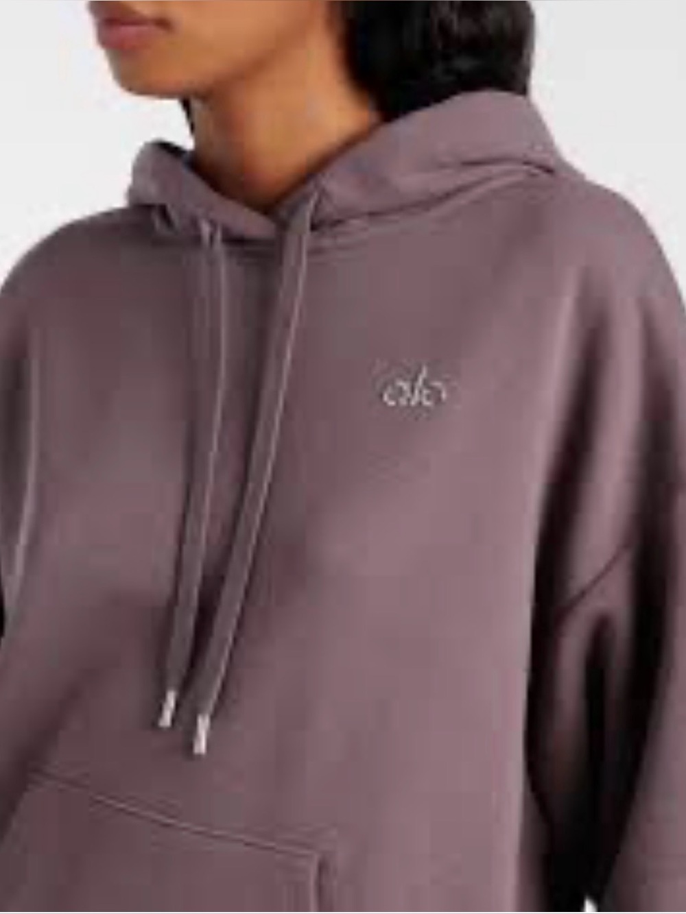 Alo Yoga Raisinette Accolade Hoodie - Rare Discontinued Color Cotton Sweatshirt